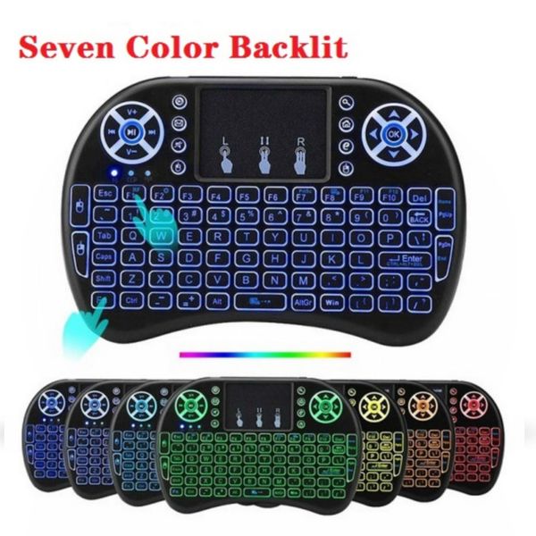 portable rii i8 mini wireless keyboard touchpad led back light 2.4g air mouse remote control handheld for android tv box
portable rii i8 mini wireless keyboard touchpad led back light 2.4g air mouse remote control handheld for android tv box