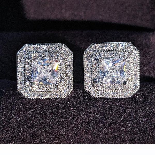 real sterling silver princess cut zirconia stud earrings for women wedding brincos boucle d'oreille femme bijoux jewelry e668, Golden;silver
real sterling silver princess cut zirconia stud earrings for women wedding brincos boucle d'oreille femme bijoux jewelry e668, Golden;silver