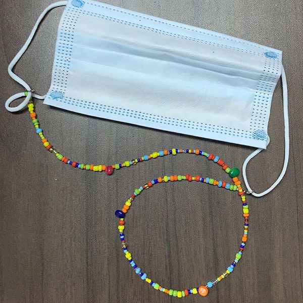 beurself colorful seed beads lanyard multifunction strap anti lost face cover holder strap pom pom balls necklace kids size use, Silver
beurself colorful seed beads lanyard multifunction strap anti lost face cover holder strap pom pom balls necklace kids size use, Silver