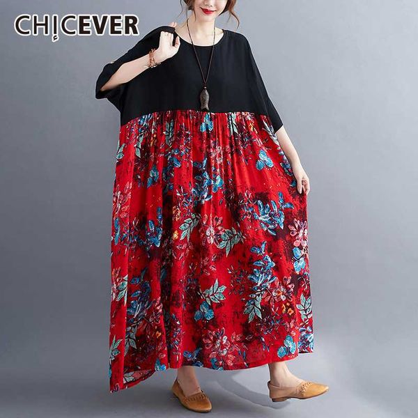 chicever hit color print dresses for women o neck short sleeve loose patchwork female dress 2020 summer new clothes, Black;gray
chicever hit color print dresses for women o neck short sleeve loose patchwork female dress 2020 summer new clothes, Black;gray