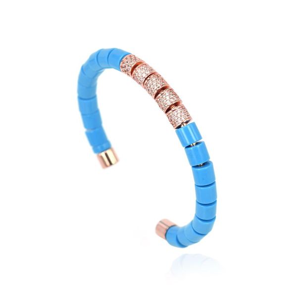 fashion original bracelets rose gold zircon tube & blue stone beads making up famous anil arjandas style bracelets & bangles, Black
fashion original bracelets rose gold zircon tube & blue stone beads making up famous anil arjandas style bracelets & bangles, Black