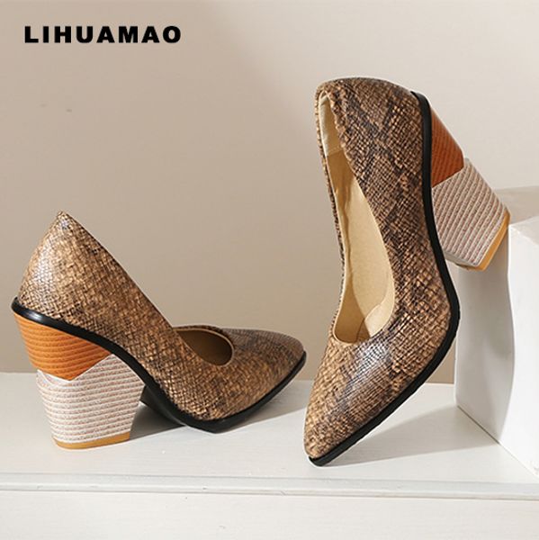 lihuamao retro women shoes square heel pointed toe pumps ladies block heel shoes pumps work party wedding, Black
lihuamao retro women shoes square heel pointed toe pumps ladies block heel shoes pumps work party wedding, Black