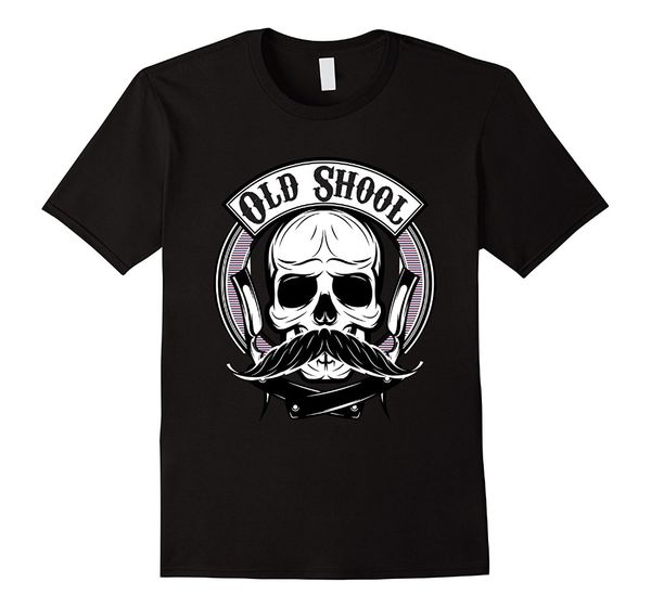 2019 summer new funny casual brand shirts old school barber skull t-shirthomme suit
2019 summer new funny casual brand shirts old school barber skull t-shirthomme suit