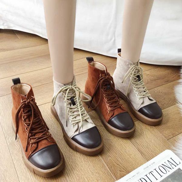 med heel boots shoes ankle booties women round toe luxury designer boots-women lace up flat low lolita rubber rock autumn, Black
med heel boots shoes ankle booties women round toe luxury designer boots-women lace up flat low lolita rubber rock autumn, Black