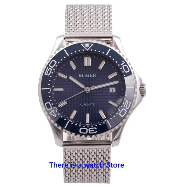 bliger 41mm miyota automatic mechanical mens watch sapphire glass luminous waterproof calendar wristwatch men, Slivery;brown
bliger 41mm miyota automatic mechanical mens watch sapphire glass luminous waterproof calendar wristwatch men, Slivery;brown