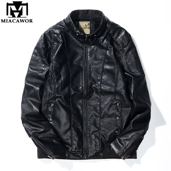 brand motorcycle leather jacket men autumn winter men bomber leather jackets fleece warm pu coats j596, Black
brand motorcycle leather jacket men autumn winter men bomber leather jackets fleece warm pu coats j596, Black