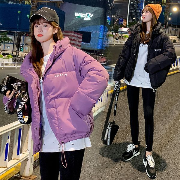 2020 new winter cotton padded coat fashion hooded parkas jacket women large fur collar warm thickness padded outwear, Black
2020 new winter cotton padded coat fashion hooded parkas jacket women large fur collar warm thickness padded outwear, Black