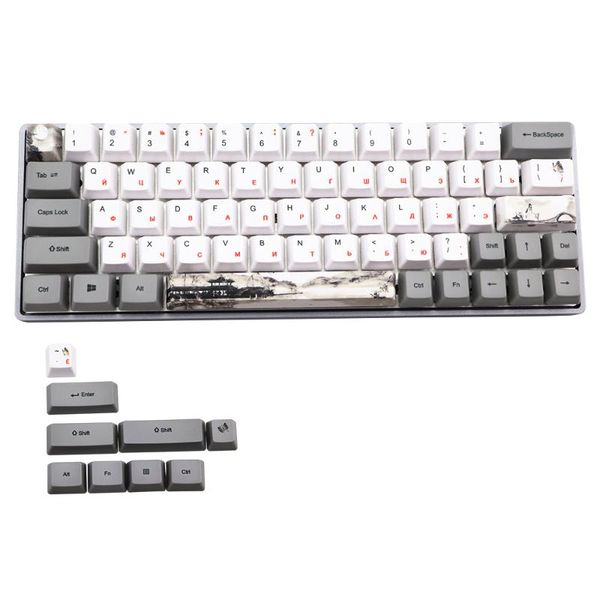 russian character dye subbed pbt oem keycap set mechanische toetsenbord keycap voor gh60 rk61/alt61/annie /poker gk61 gk64 dz60
russian character dye subbed pbt oem keycap set mechanische toetsenbord keycap voor gh60 rk61/alt61/annie /poker gk61 gk64 dz60