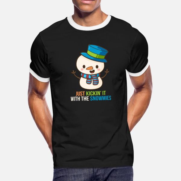 just kickin' это snowmies t shirt мужчины печать 100% хлопок вокруг шеи семейного сыпучие basic summer style normal рубашки
just kickin' это snowmies t shirt мужчины печать 100% хлопок вокруг шеи семейного сыпучие basic summer style normal рубашки