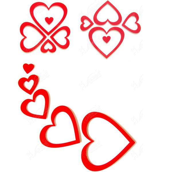 5pcs/lot romantic heart shaped wall sticker diy 3d acrylic living room walll decal bedroom wall stickers sofa background sticker
5pcs/lot romantic heart shaped wall sticker diy 3d acrylic living room walll decal bedroom wall stickers sofa background sticker