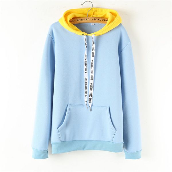 blue yellow patchwork hoodies women cute smock hooded sweatshirt new fall winter pocket drawstring hoody female swissott, Black
blue yellow patchwork hoodies women cute smock hooded sweatshirt new fall winter pocket drawstring hoody female swissott, Black
