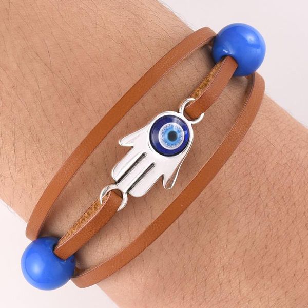 harong the last of us bracelet fashion jewelry party handmade leather rope devil's eye hamsa hand couple bracelet women men gift, Golden;silver
harong the last of us bracelet fashion jewelry party handmade leather rope devil's eye hamsa hand couple bracelet women men gift, Golden;silver