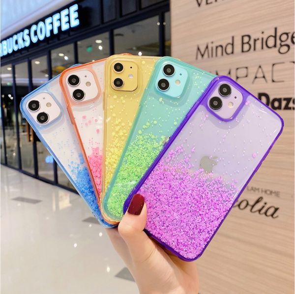luxury shining glitter powder phone case for iphone 11 pro max xs xr 8 7plus with chain lanyard fashion back cover transparent soft tpu sho
luxury shining glitter powder phone case for iphone 11 pro max xs xr 8 7plus with chain lanyard fashion back cover transparent soft tpu sho