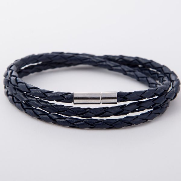 charm bracelets dark blue retro wrap long leather couple bracelet magnetic clasp men women braided fashion sproty chain link 3 laps, Golden;silver
charm bracelets dark blue retro wrap long leather couple bracelet magnetic clasp men women braided fashion sproty chain link 3 laps, Golden;silver