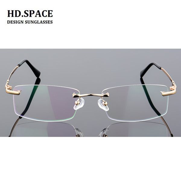 hd.space super light myopic glasses frame eyeglasses men women rimless new frameless frame myopia glasses -100 to -600 degrees, Black
hd.space super light myopic glasses frame eyeglasses men women rimless new frameless frame myopia glasses -100 to -600 degrees, Black