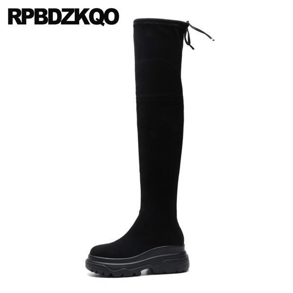 tall over the knee shoes black 2020 round toe wedge long high heel platform fashion chinese lace up suede slim thigh women boots
tall over the knee shoes black 2020 round toe wedge long high heel platform fashion chinese lace up suede slim thigh women boots