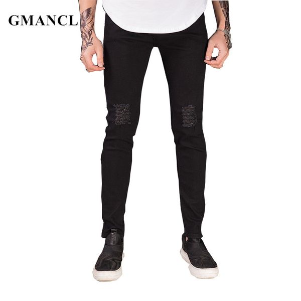 gmancl men hip hop skinny ripped stretch slim black jeans fashion swag destroyed men casual jogger denim trousers, Blue
gmancl men hip hop skinny ripped stretch slim black jeans fashion swag destroyed men casual jogger denim trousers, Blue