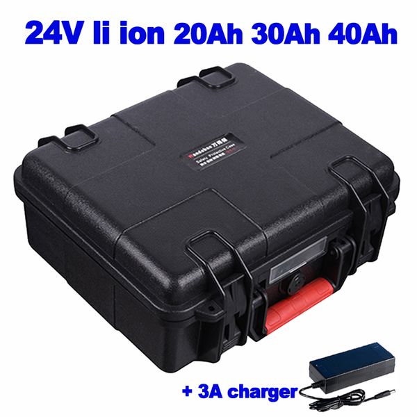 li-ion 24v 20ah 30ah 40ah battery pack built in 30a bms hunting lamp solar street monitoring equipment agv + 3a charger
li-ion 24v 20ah 30ah 40ah battery pack built in 30a bms hunting lamp solar street monitoring equipment agv + 3a charger