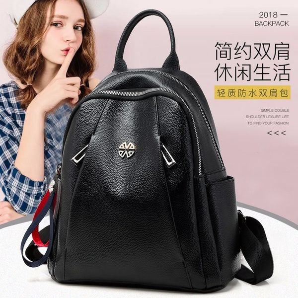 leather luggage tag2020 backpack womens 2020 new korean-style all-match backpack soft leather casual fashion travel large-capacity schoolbag
leather luggage tag2020 backpack womens 2020 new korean-style all-match backpack soft leather casual fashion travel large-capacity schoolbag