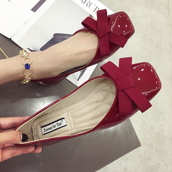 square toe leather flats slip on flat heel casual shoes women all match knot decoration ballet loafers 2020 new spring autumn, Black
square toe leather flats slip on flat heel casual shoes women all match knot decoration ballet loafers 2020 new spring autumn, Black
