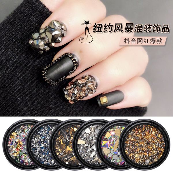 nail art new net red diamond ins style nail ornament mixed square diamond flat-bottomed mixed stone package rhinestone, Silver;gold
nail art new net red diamond ins style nail ornament mixed square diamond flat-bottomed mixed stone package rhinestone, Silver;gold