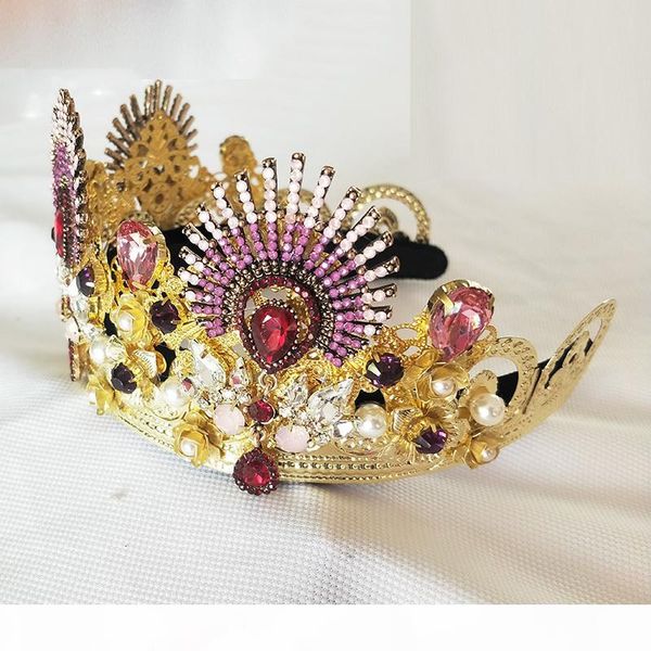 luxurious sparkling gold crystal baroque queen wedding tiara crown pageant prom diadem headpiece bridal hair jewelry accessorie c18122801, Slivery;golden
luxurious sparkling gold crystal baroque queen wedding tiara crown pageant prom diadem headpiece bridal hair jewelry accessorie c18122801, Slivery;golden