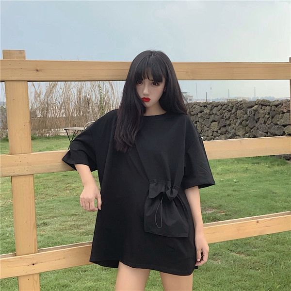 summer korean style harajuku style non-mainstream heart machine design backless loose short-sleeved t-shirt female fashion, White
summer korean style harajuku style non-mainstream heart machine design backless loose short-sleeved t-shirt female fashion, White