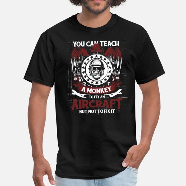 you can teach a monkey to fly an aircraft t shirt men design short sleeve s-3xl outfit anti-wrinkle new fashion summer style shirt 
you can teach a monkey to fly an aircraft t shirt men design short sleeve s-3xl outfit anti-wrinkle new fashion summer style shirt