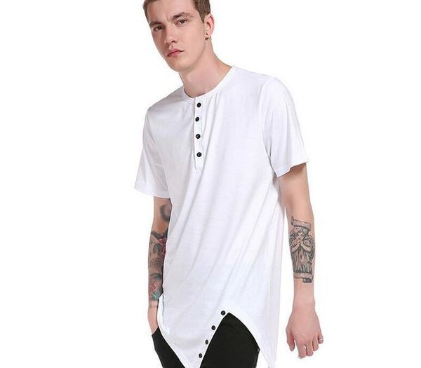 icelion summer t shirt men irregular hem short sleeve t-shirt fashion button collar hip hop streetwear slim fit tshirt bj072826, White;black
icelion summer t shirt men irregular hem short sleeve t-shirt fashion button collar hip hop streetwear slim fit tshirt bj072826, White;black