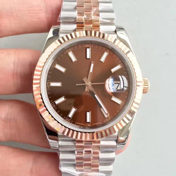 U1 Factory 41MM Coffee Dial Real Sapphire Datejust Mens Watches Automatic Watch Everose Gold Two Tone Jubilee Wristwatches
U1 Factory 41MM Coffee Dial Real Sapphire Datejust Mens Watches Automatic Watch Everose Gold Two Tone Jubilee Wristwatches