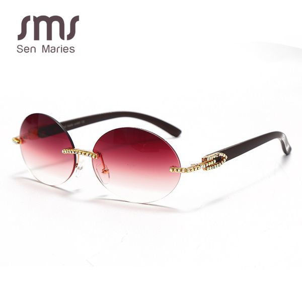 vintage round sunglasses men 2020 fahsion diamond sunglasses women oval crystal wood glasses rimless eyewear uv400, White;black
vintage round sunglasses men 2020 fahsion diamond sunglasses women oval crystal wood glasses rimless eyewear uv400, White;black