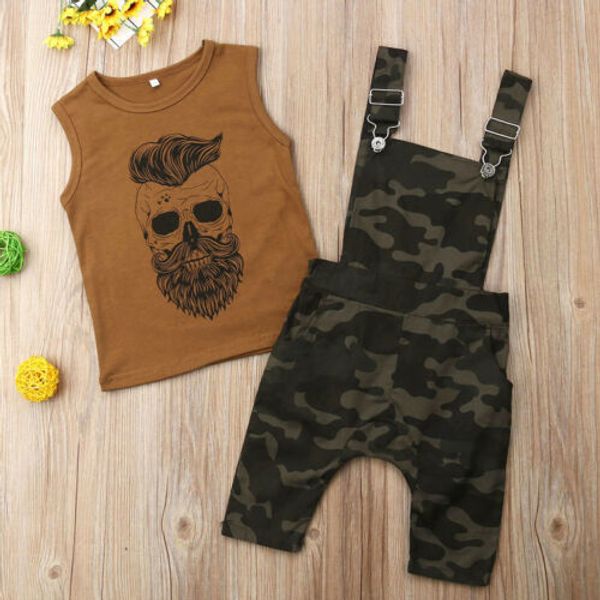summer toddler baby boys two piece casual clothes sleeveless printing tank vest camo overalls outfits set lj200821, Black
summer toddler baby boys two piece casual clothes sleeveless printing tank vest camo overalls outfits set lj200821, Black