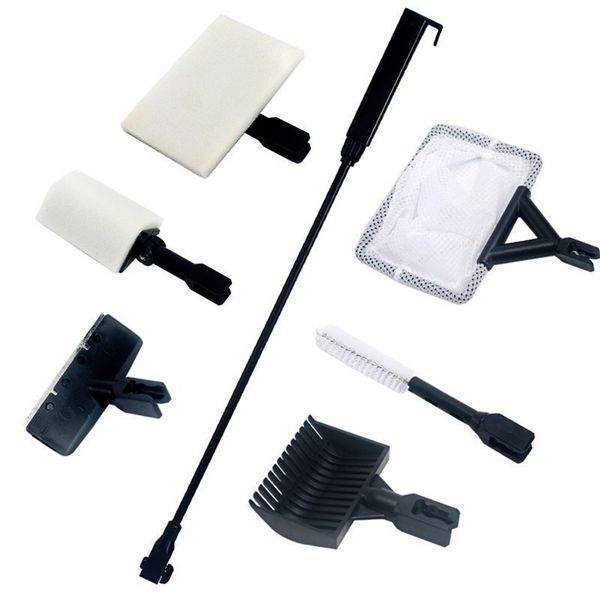 6 в 1 длинной ручкой fish tank cleaning kit для аквариума главная кисть портативный 
6 в 1 длинной ручкой fish tank cleaning kit для аквариума главная кисть портативный