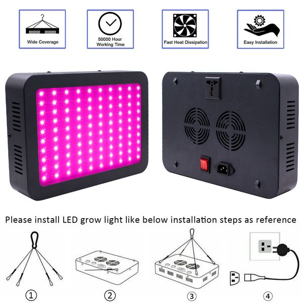 full spectrum plants light 264v 180w led grow light for green houses lamp plant grow lamp
full spectrum plants light 264v 180w led grow light for green houses lamp plant grow lamp