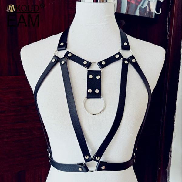wkoud eam 2020 new pu leather belly chain women punk temperament body chain female corset personality belt tide pf772, Black;brown
wkoud eam 2020 new pu leather belly chain women punk temperament body chain female corset personality belt tide pf772, Black;brown