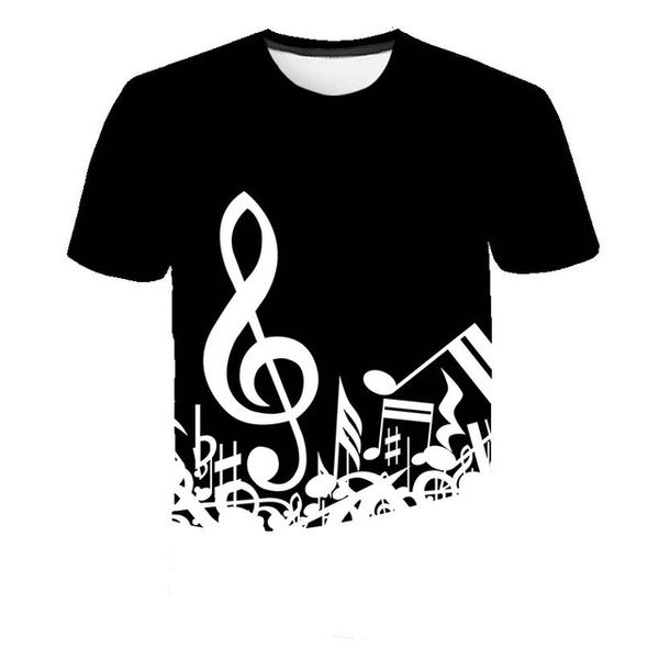 3d note printed new design musical blouse 3d print shirts plus size oversized harajuku men clothing