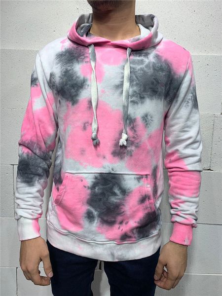 tie dye hooded mens hoodies spring summer long sleeve big pockets casual loose casual sport high street clothing, Black
tie dye hooded mens hoodies spring summer long sleeve big pockets casual loose casual sport high street clothing, Black