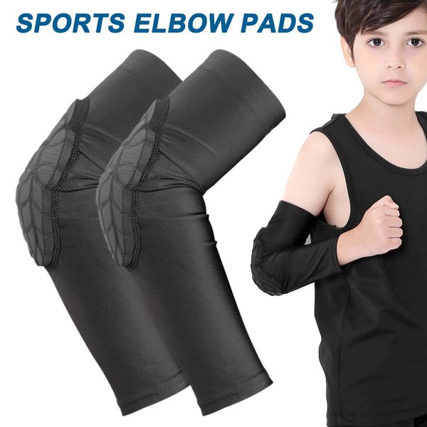 elbow & knee pads kids sports honeycomb compression pad protective gear for basketball baseball do2, Black;gray
elbow & knee pads kids sports honeycomb compression pad protective gear for basketball baseball do2, Black;gray