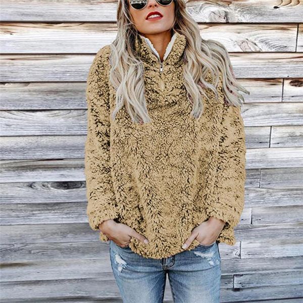 fashion jacket cap solid r plushl long sleeved sweater autumn winter warm sports casual womens solid color, Black
fashion jacket cap solid r plushl long sleeved sweater autumn winter warm sports casual womens solid color, Black