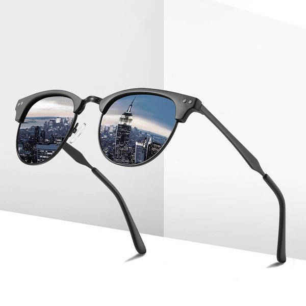 metal half frame sunglasses men /women polarized uv400 classic semi-rimless sun glasses men brand designer retro, White;black
metal half frame sunglasses men /women polarized uv400 classic semi-rimless sun glasses men brand designer retro, White;black