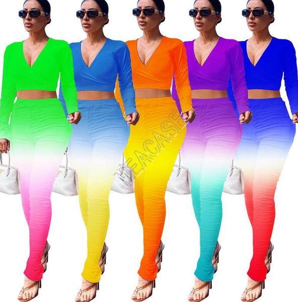 plus size women's 2 piece clothing set v-neck hoodies pleated trousers pants tracksuit crop leggings casual gradient outfit s-4xl d8170, White
plus size women's 2 piece clothing set v-neck hoodies pleated trousers pants tracksuit crop leggings casual gradient outfit s-4xl d8170, White