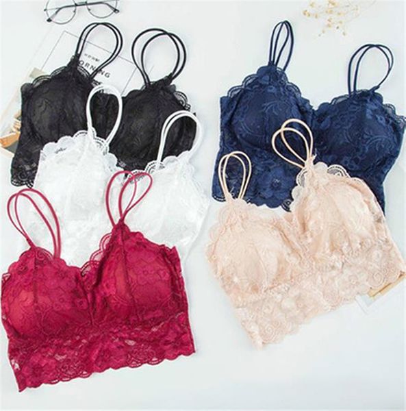 blackday women bra lace floral underwear padded bralette femme front cross none closure intimates lady bras, Red;black
blackday women bra lace floral underwear padded bralette femme front cross none closure intimates lady bras, Red;black
