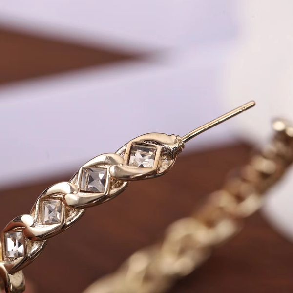 2020 half round shape with square diamond for women wedding jewelry gift gift ps4590, Golden
2020 half round shape with square diamond for women wedding jewelry gift gift ps4590, Golden