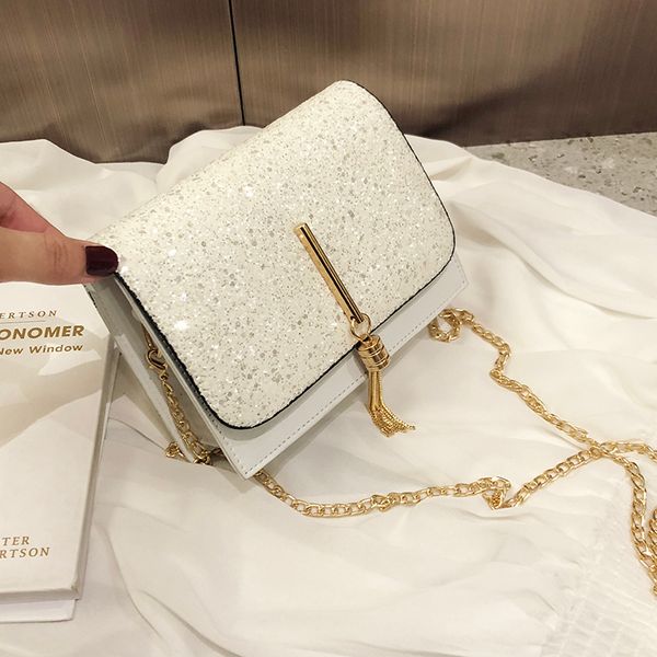 shoulder bag 2020 new spring and summer small fresh and fashionable sequins wild messenger bag chain small square
shoulder bag 2020 new spring and summer small fresh and fashionable sequins wild messenger bag chain small square