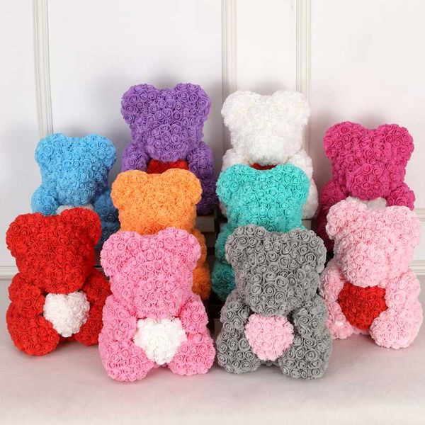 40cm artificial flower rose bear plastic foam rose teddy bear with love girlfriend valentines day gift birthday party decoration
40cm artificial flower rose bear plastic foam rose teddy bear with love girlfriend valentines day gift birthday party decoration