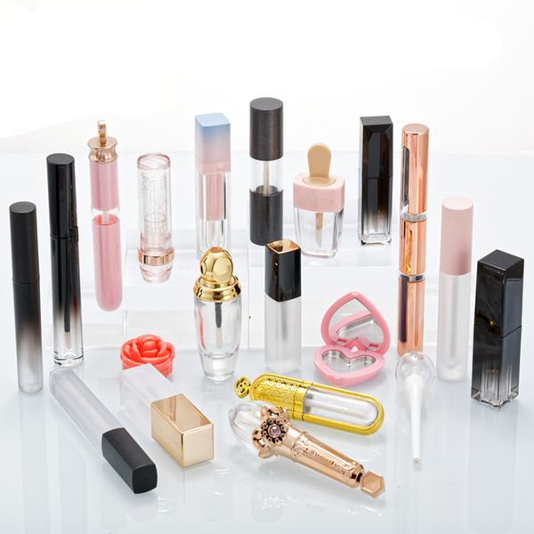 storage bottles & jars 100pcs wholesale mini lip gloss tube empty container with brush rubber inserts lipstick sample bottle custom logo
storage bottles & jars 100pcs wholesale mini lip gloss tube empty container with brush rubber inserts lipstick sample bottle custom logo