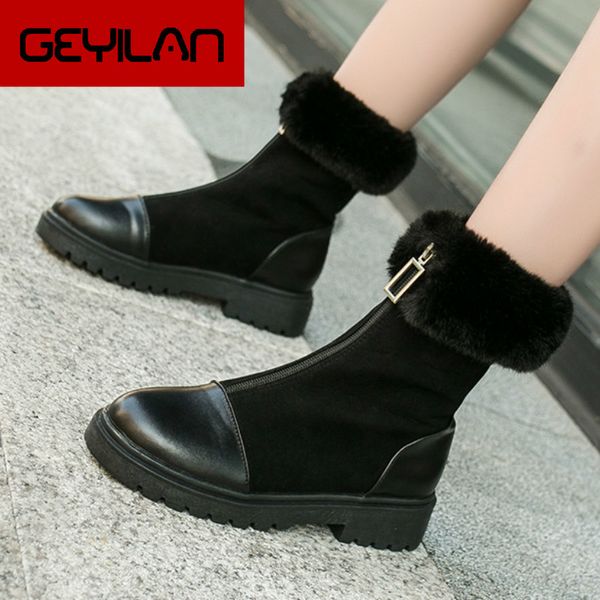 2020 new casual women shoes leather short tube boots fashion trend comfortable soft wild warm women's boots zapatillas s7-11, Black
2020 new casual women shoes leather short tube boots fashion trend comfortable soft wild warm women's boots zapatillas s7-11, Black