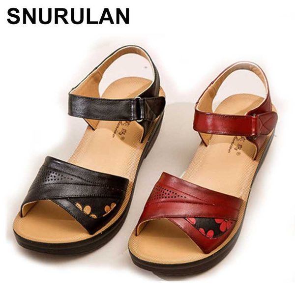 sandals snurulan summer women genuine leather soft casual ladies flat comfortable mother shoes woman, Black
sandals snurulan summer women genuine leather soft casual ladies flat comfortable mother shoes woman, Black