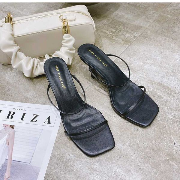 slip on high heels square toe women slippers summer elegant trendy woman sandals brown thin strap women slipper shoes sandels, Black
slip on high heels square toe women slippers summer elegant trendy woman sandals brown thin strap women slipper shoes sandels, Black
