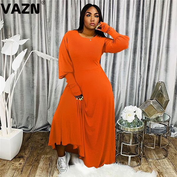 vazn fashion 2020 early autumn lady 4 colors solid floor-length dress lantern full sleeve o-neck a-line dress elegant, Black;gray
vazn fashion 2020 early autumn lady 4 colors solid floor-length dress lantern full sleeve o-neck a-line dress elegant, Black;gray
